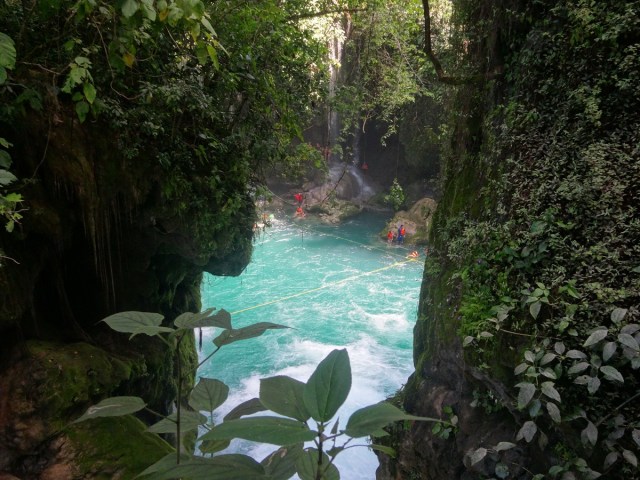 First glimpse of the pool