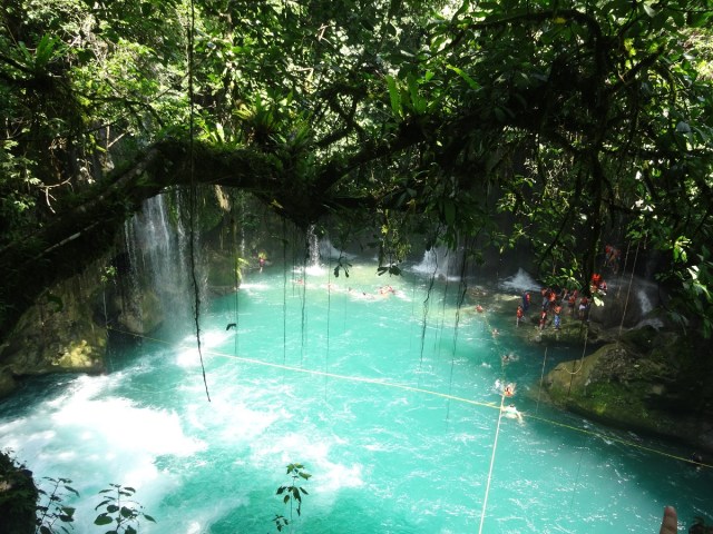 The incredible pool at Puente de Dios