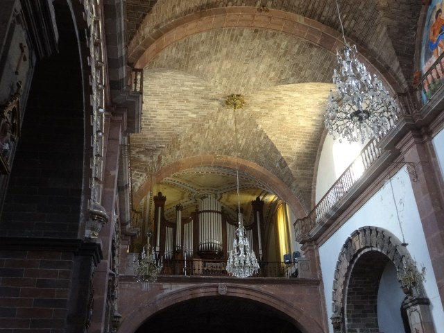 The interior is just as grand