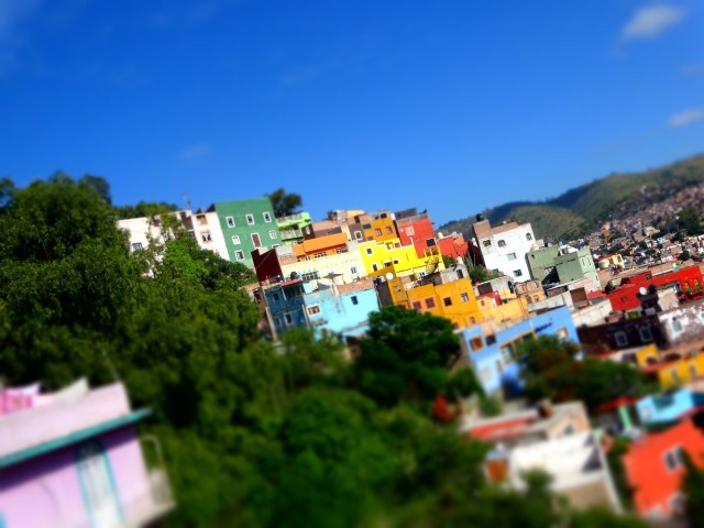 The many colours from above