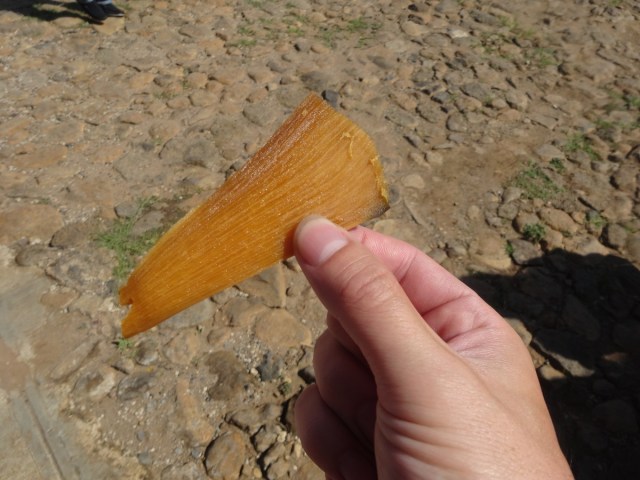 Sampling the cooked Pina