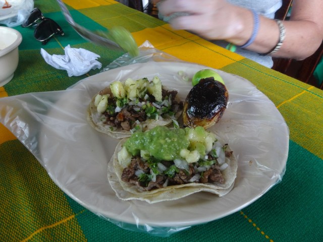 Terrific Tacos! It's the pineapple that lifts these to great heights!