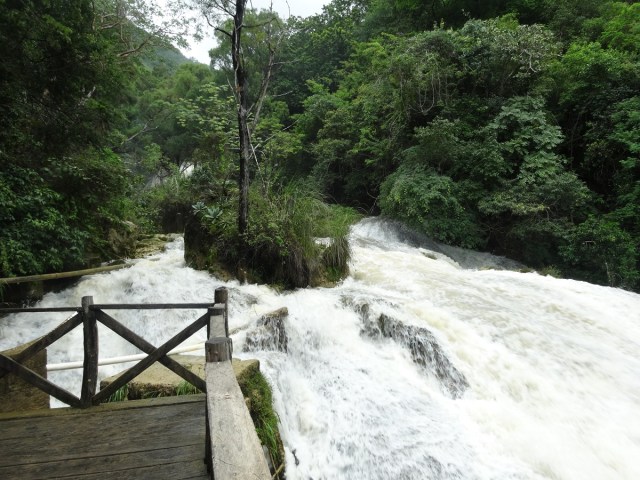 The river looking a torrent of rage