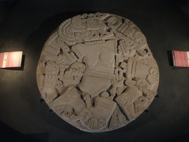 The 3m+ stone disc of Coyolxauhqui, discovered in 1978 (which prompted the sites proper excavation)