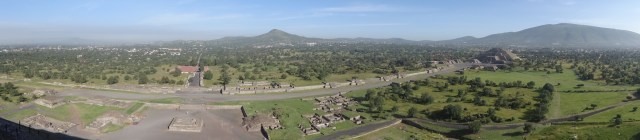 Taking in the Avenue of the Dead all the way