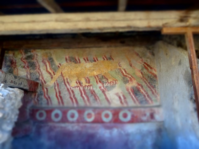 Jaguar Mural. Teotihuacan isn't just pyramids (although the ones they have are impressive)