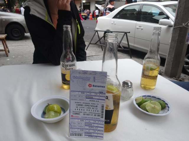A Mexican institution! Getting ready for the Lucha Libre