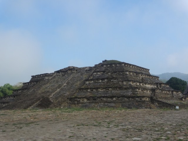 The first of El Tajin's 'Niche Pyramids'