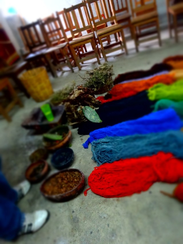 Incredible, naturally coloured yarn