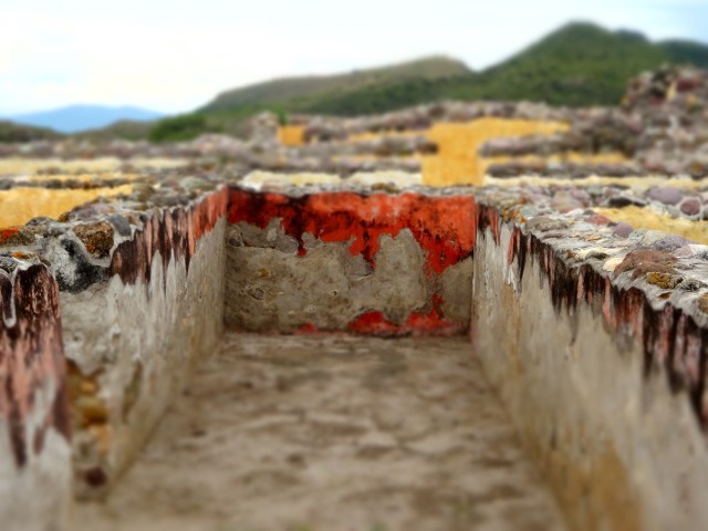 Original red stucco