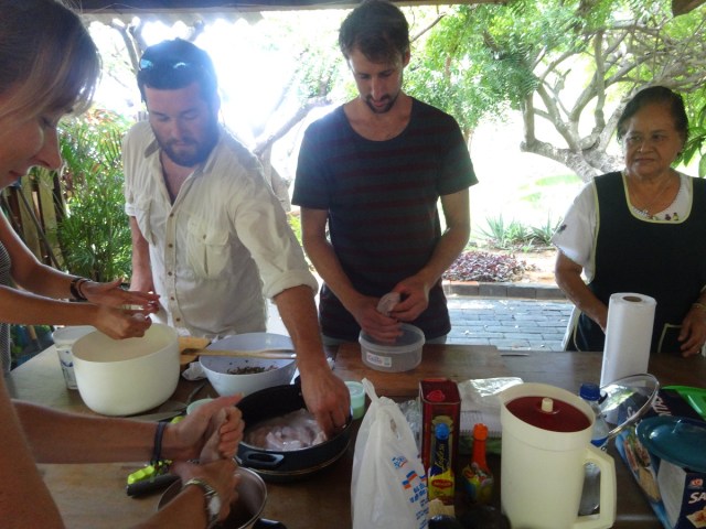 Our rather disappointing cooking class...
