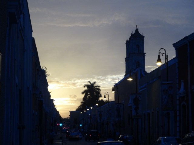 The town looking stunning in the morning light