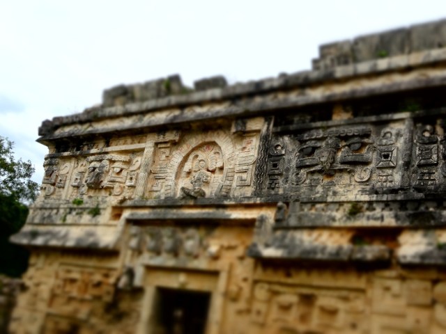 Incredible detail near the Edificio de las Monjas (the Nunnery)