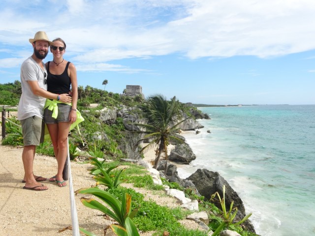 Hanging out at the ruins of Tulum to kick off another month of adventures!