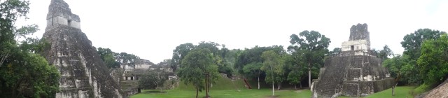Surveying Guatemala's number one tourist attraction (Click on image to enlarge)