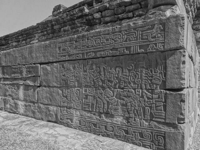 Stunning carving adorns the walls