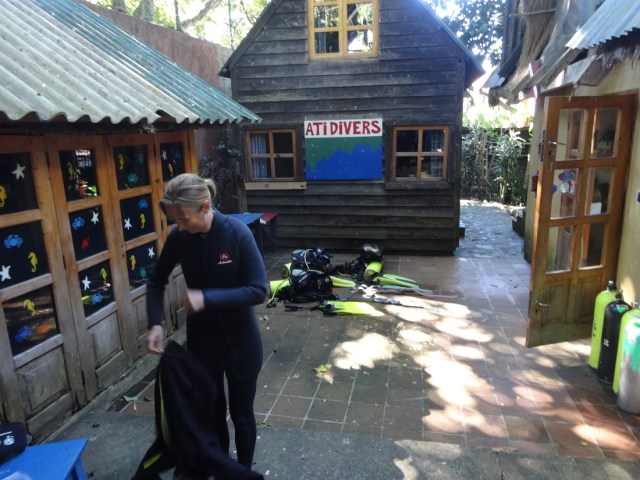 Preparing to see what lies beneath the lake