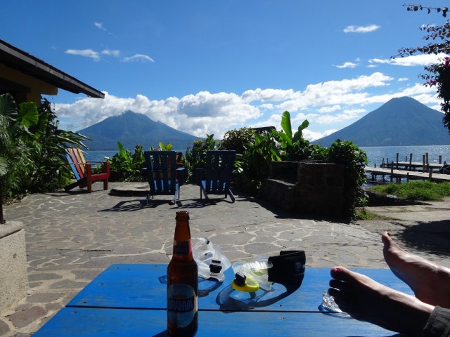 What a view to relax with post dive!
