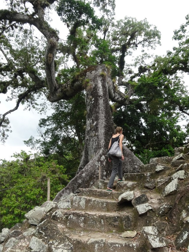 At peace wandering wonderful ruins