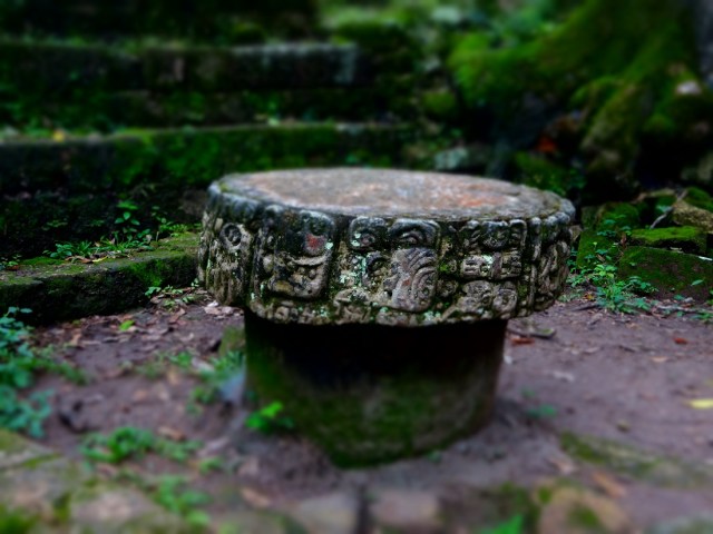 The backside of Copan Ruinas
