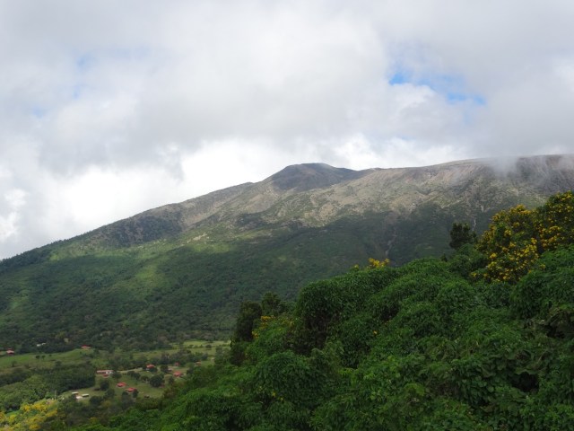Not looking much from this angle, the Volcan de Santa Ana