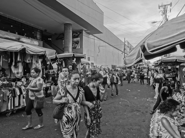 Every day is market day on the streets of San Salvador