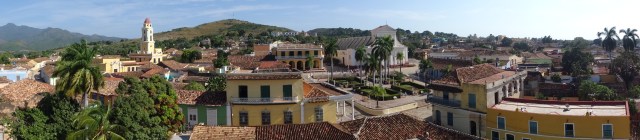 A postcard view of Trinidad from the top of the tower (Click on image to enlarge)