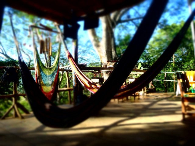 Hammocks. Something we’d definitely be getting used to here!