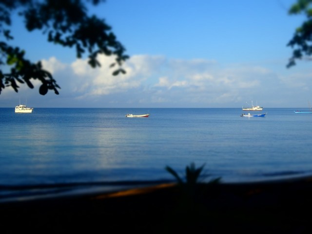 What a difference a day makes... calmer waters