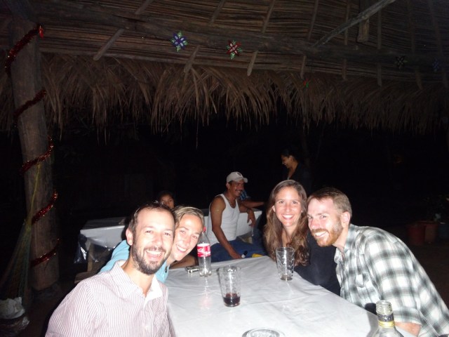 Celebrated in a great way. The New Year with new friends