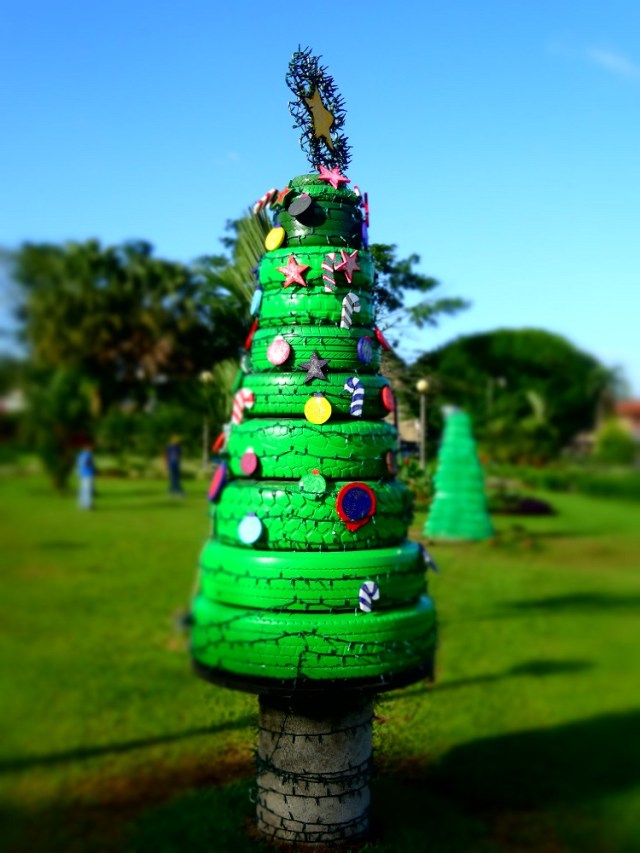 Festive recycling... the most resourceful since Timor-Leste