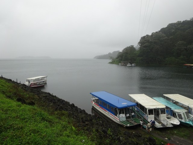 Ready to traverse the lake. Only thing missing is our boat…