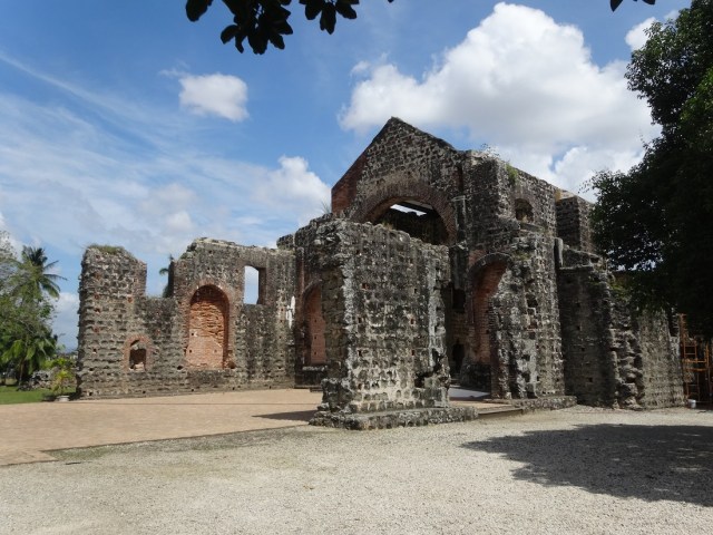 One of the better preserved/restored structures is this old convent