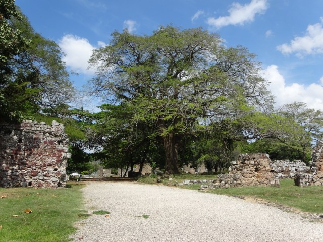 Very little solid remains of the former city