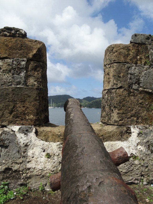 Keeping watch for marauding pirates...