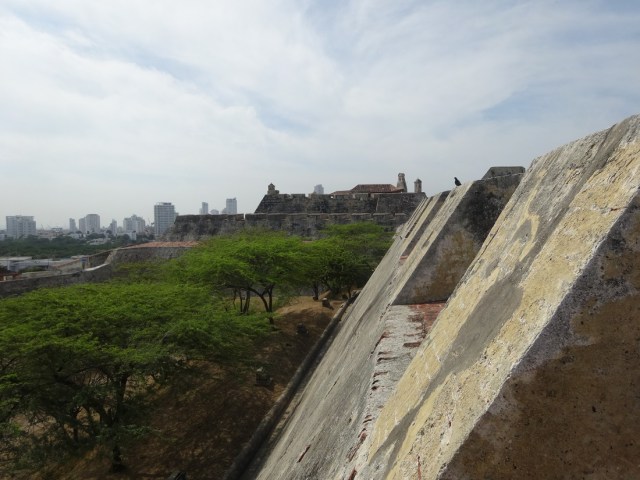 A commanding view from the battlements