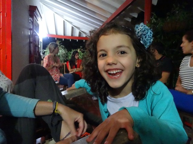 Fun & games with Luisa’s daughter Francesca