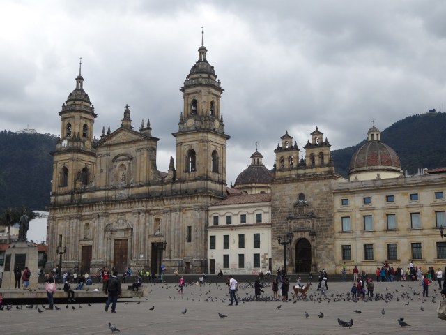 The heart of historic Bogota, Plaza de Bolivar
