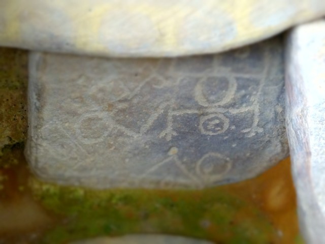 Little colour remains in these ancient tombs