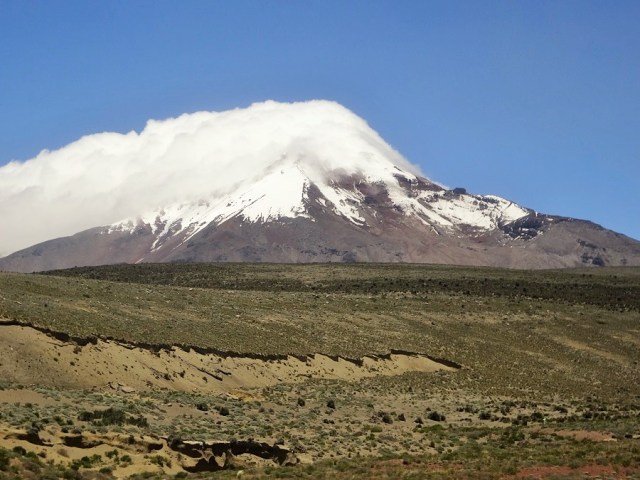 Chimborazo in all 6268 metres of its glory