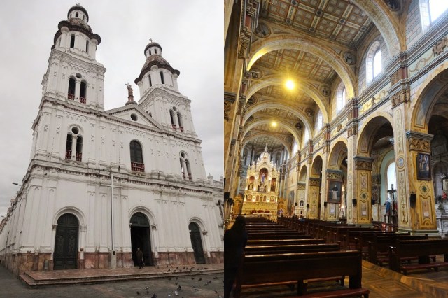 The Iglesia didn't look so special from without, but within, it was lovely!
