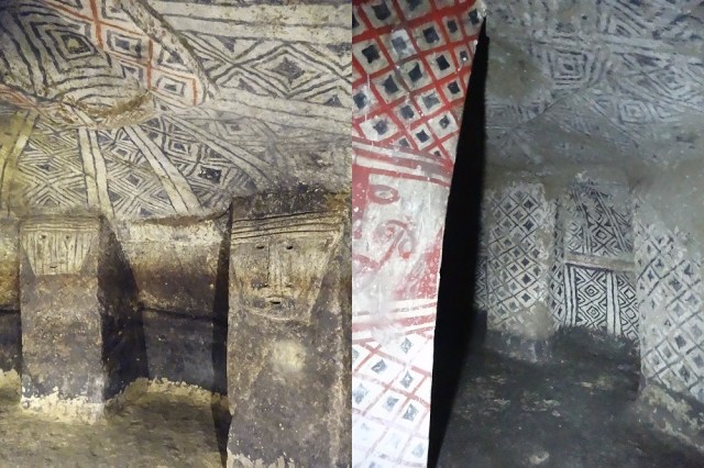 The impressive carvings and artwork of ?? (left) & ?? (right)