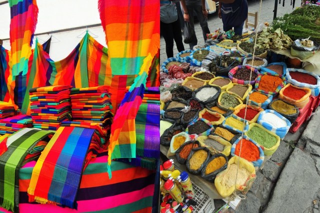 Bombarded by colour & an army of hard bargainers