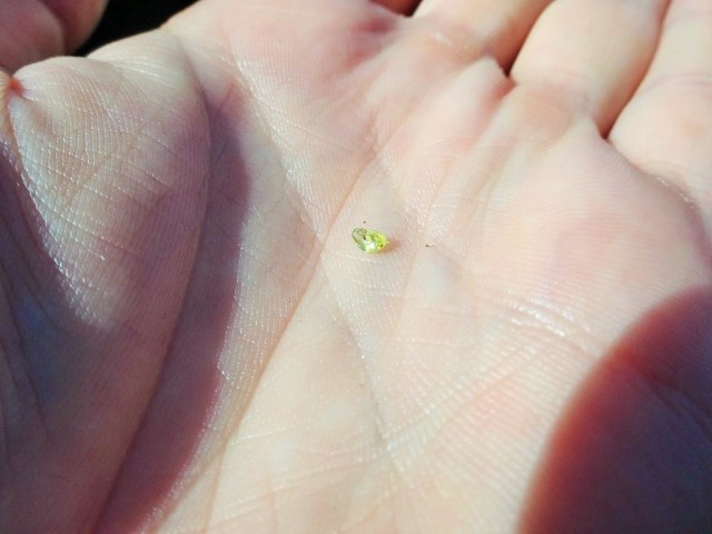 Green sands, built from volcano forged Olivine