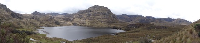 A stunningly bleak welcome to Parque Nacional Cajas (Click on image to enlarge)
