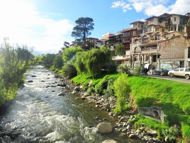 The beautiful area around our hostel