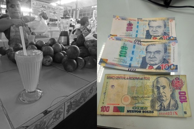 Real oranges & a fake note (can you pick the counterfeit?)