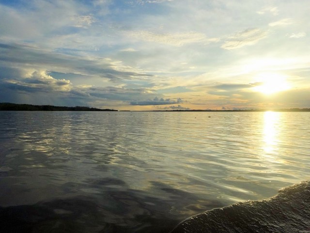 The river that looks like a lake...