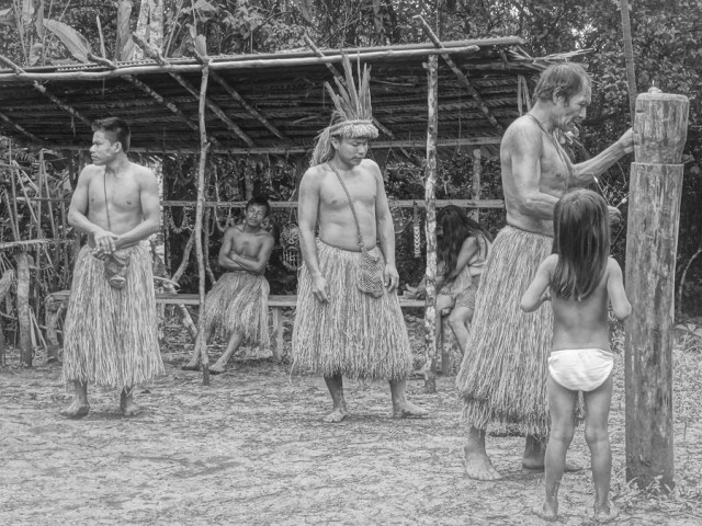 Traditional folk answering the call of the tourist dollar...