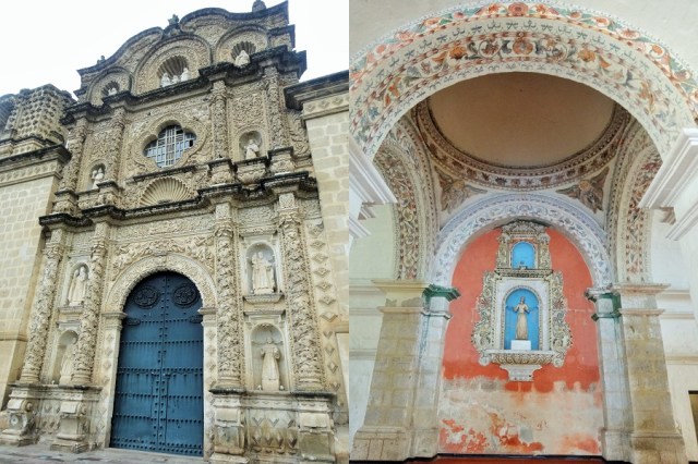 The Iglesia de Belen, including one section we were allowed to photograph